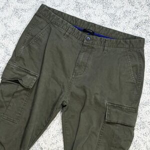 Bread Buttons Pure And Nature Army Green‎ Pants Men's Size 38 Cotton Italian